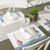 DII Set of 6 Fabric Placemats - Sailboats