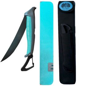 Toadfish Stowaway 8.5" Fillet Knife w/XL Folding Cutting Board &amp; Neoprene Case