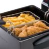 Presto Black Stainless Steel Dual Basket ProFry