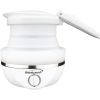 Brentwood KT-1508W Dual Voltage 120/220v 0.8L Collapsible Travel Kettle, White